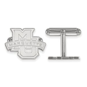 Sterling Silver Marquette University Cuff Links